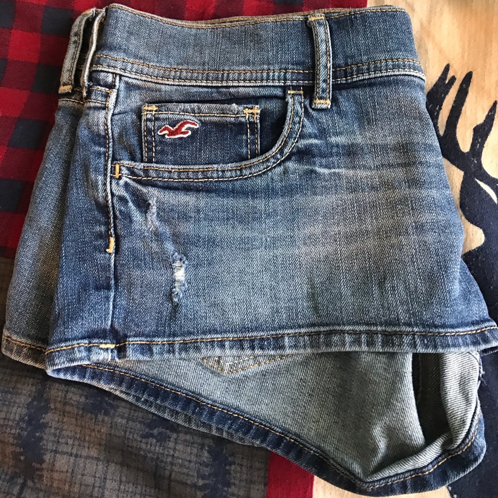 Hollister jean shorts